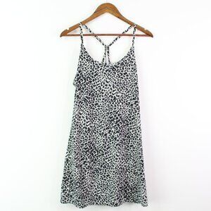 Outdoor Voices Animal Print Racerback Athletic Dress Black‎ Grey Size XL